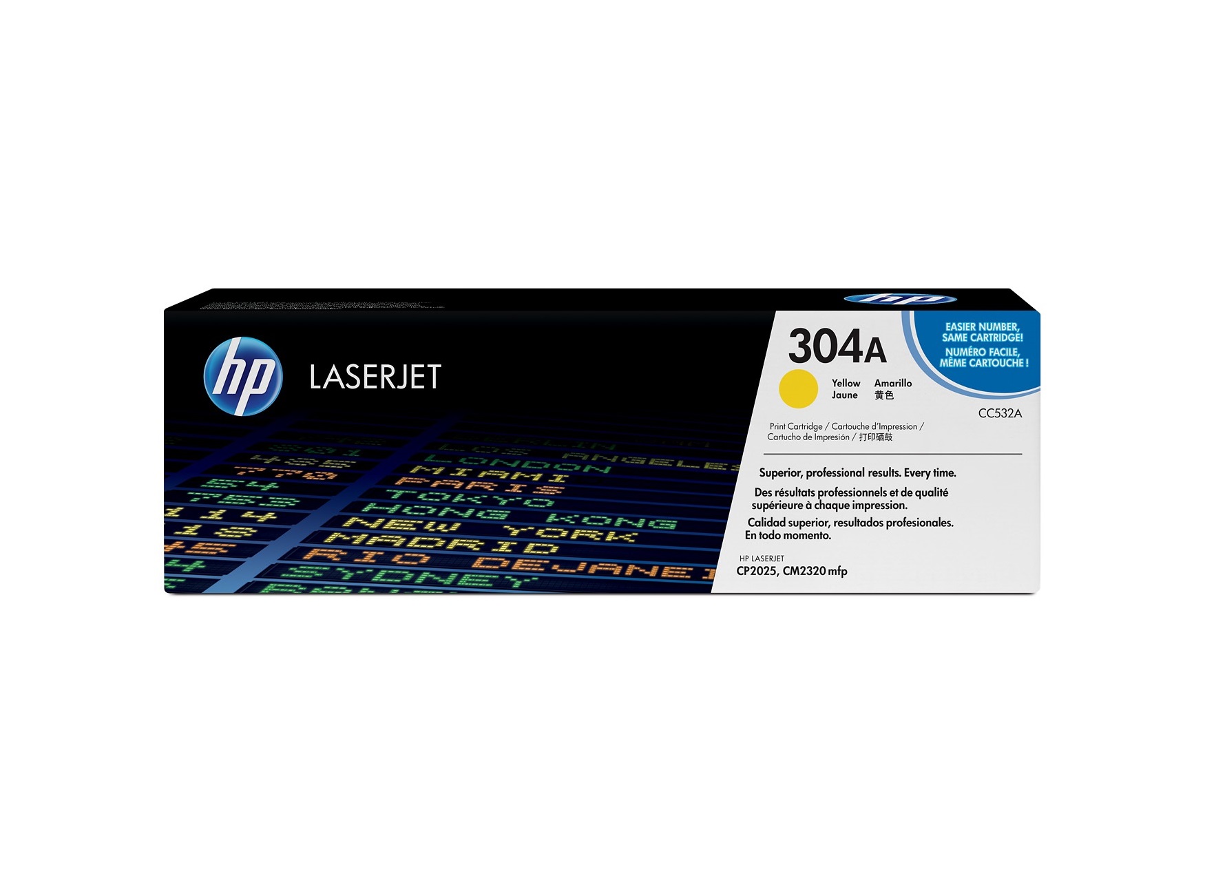 HP CC532A (304A)  LaserJet Yellow Toner Cartridge